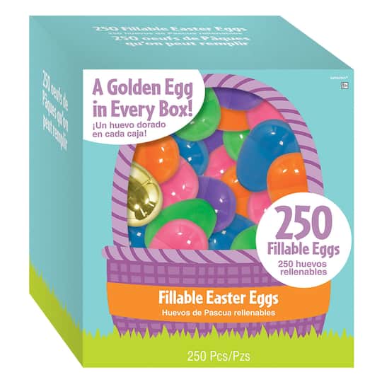 Fillable Easter Eggs, 250ct.